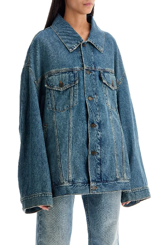 Lightweight Jackets for Easy Carry -"janet's oversized denim jacket