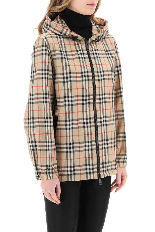 Heavy Duty Jackets for Durability -Burberry everton tartan windbreaker jacket