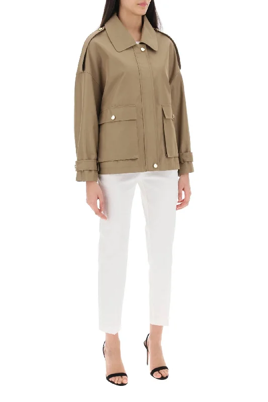 Bomber Jackets for Trendy Style -polidora blouson jacket in gabardine