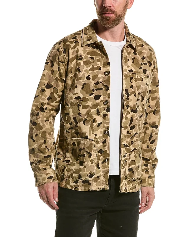 Workout Jackets for Fitness -7 For All Mankind Camo Shirt Jacket