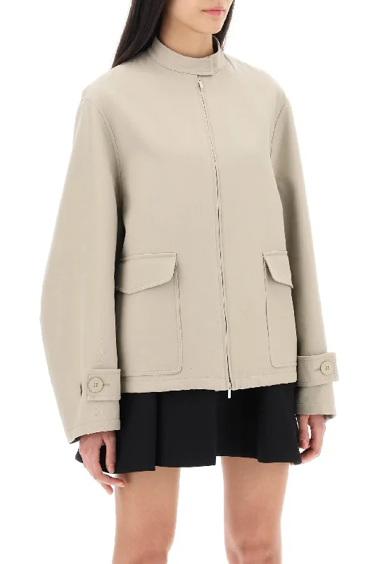 Affordable Jackets for Budget -Salvatore ferragamo cotton blouson jacket