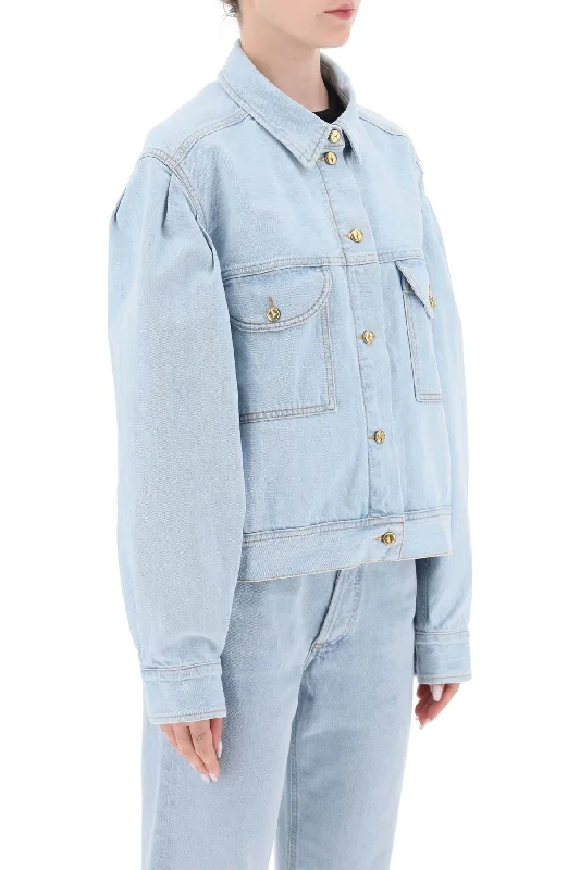 Padded Jackets for Extra Warmth -nariida shire' denim jacket