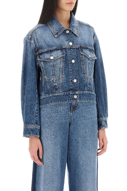 Bomber Jackets for Trendy Style -denim cocoon jacket