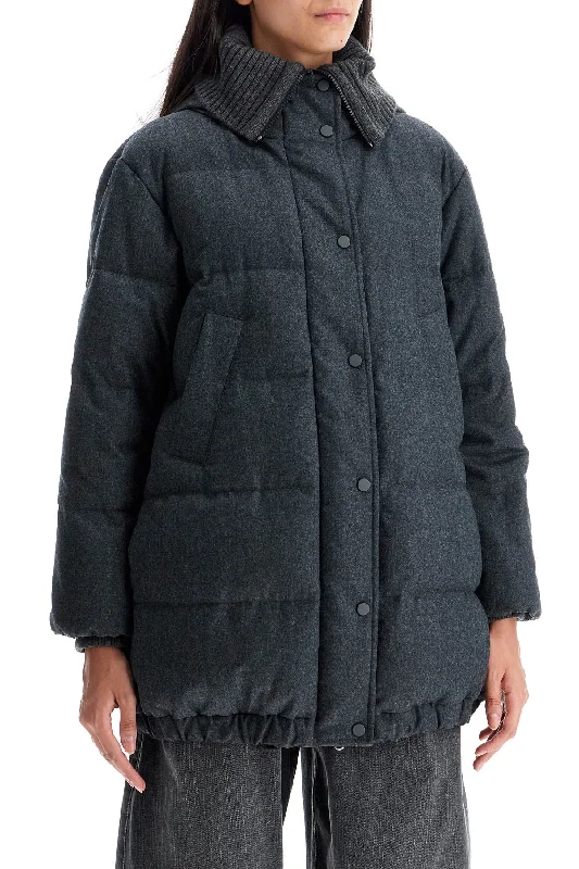 Abstract Jackets for Creative -woolen down jacket with hood