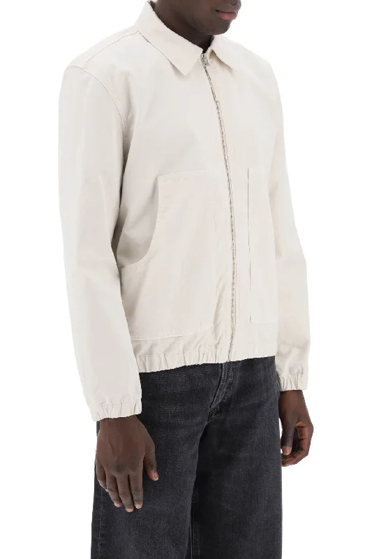 Casual Friday Jackets for Relaxed -cotton blouson jacket