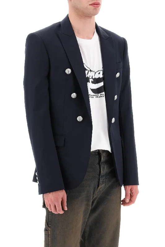 Printed Jackets with Patterns -wool jacket with ornamental buttons