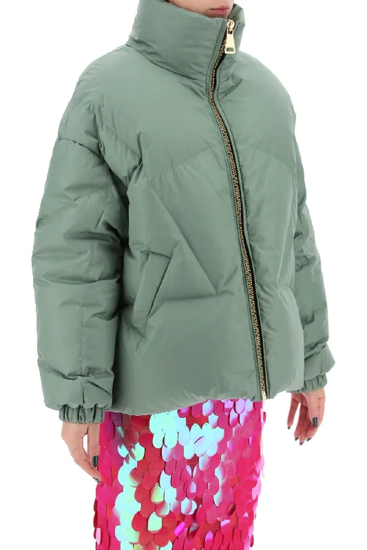 Snowboard Jackets for Snowy -moon hooded short down jacket