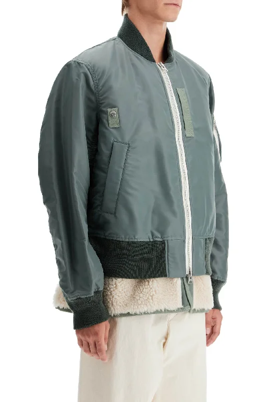 Trench Jackets for Classic Look -layered hybrid bomber jacket