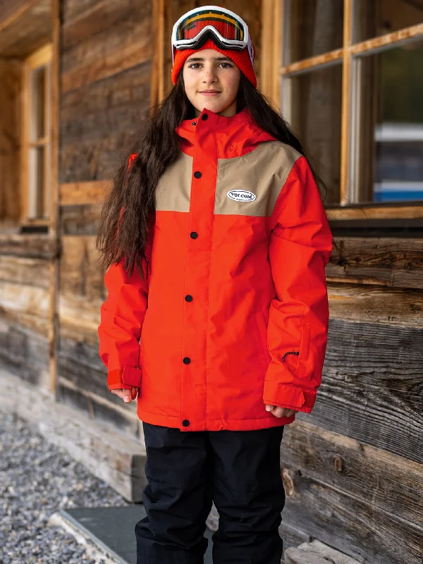 Hunting Jackets for Field Use -Kids Stone 91 Insulated Jacket - Orange Shock