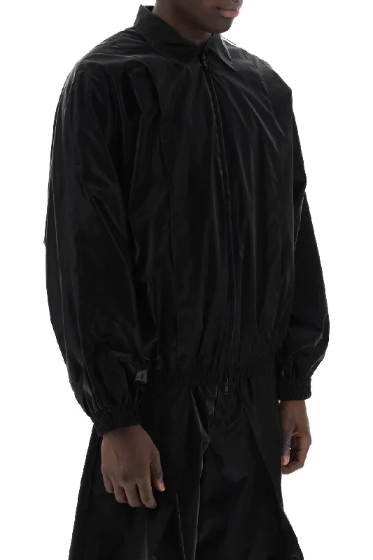 Parka Jackets for Cold Weather -Y-3 lightweight glossy nylon jacket