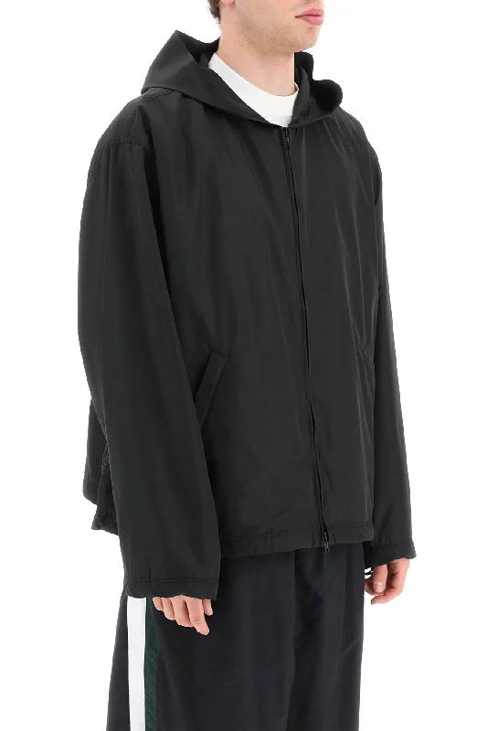 Raincoat Jackets for Rainy Weather -Balenciaga windbreaker jacket with back logo