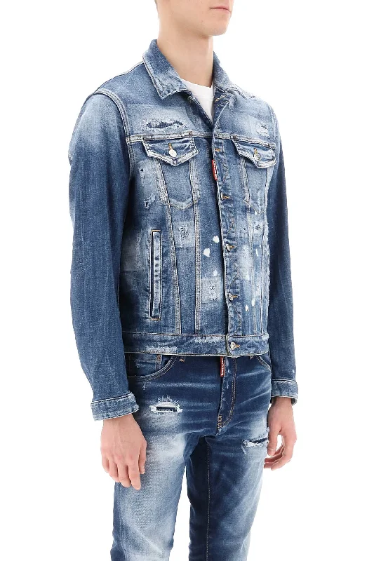 Striped Jackets for Fashion Look -dan jean worker denim jacket