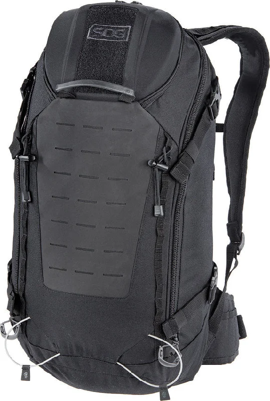 Multi-pocket backpack for organized travel gear -SOG Scout 24 Black Carry Volume 24 Liters MOLLE Webbing Storage Backpack CP1004B