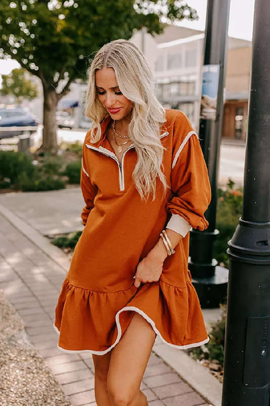 Plus size dresses with playful details add charm -Pumpkin Patch Pretty Mini Dress