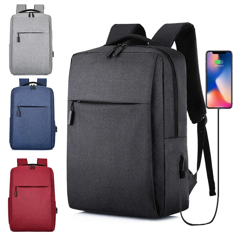 Professional nylon backpack for sleek office style -2020 New Laptop Usb Backpack School Bag Rucksack Anti Theft Men Backbag Travel Daypacks Male Leisure Backpack Mochila Women Gril