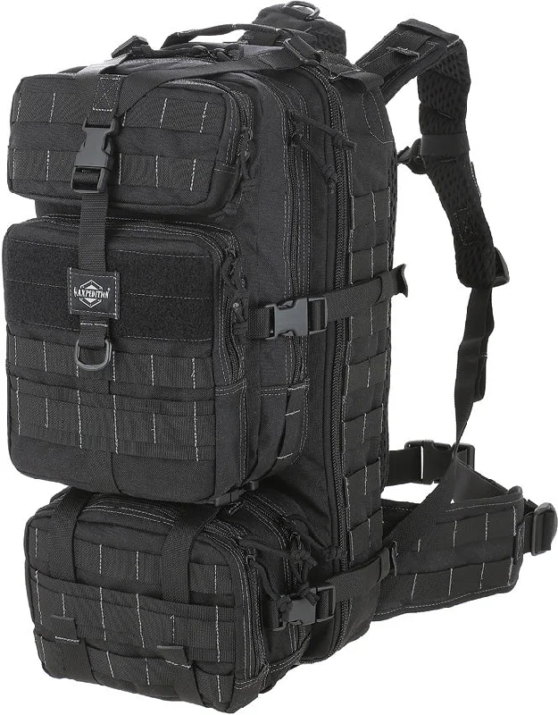 Anti-theft backpack with hidden zipper security -Maxpedition Gyrfalcon Backpack Black   - On Sale