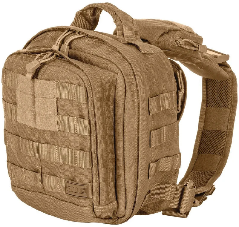 Multi-pocket backpack for organized travel gear -5.11 Tactical Rush MOAB 6 Tan Kangaroo 10.5" Survival Bag 56963134