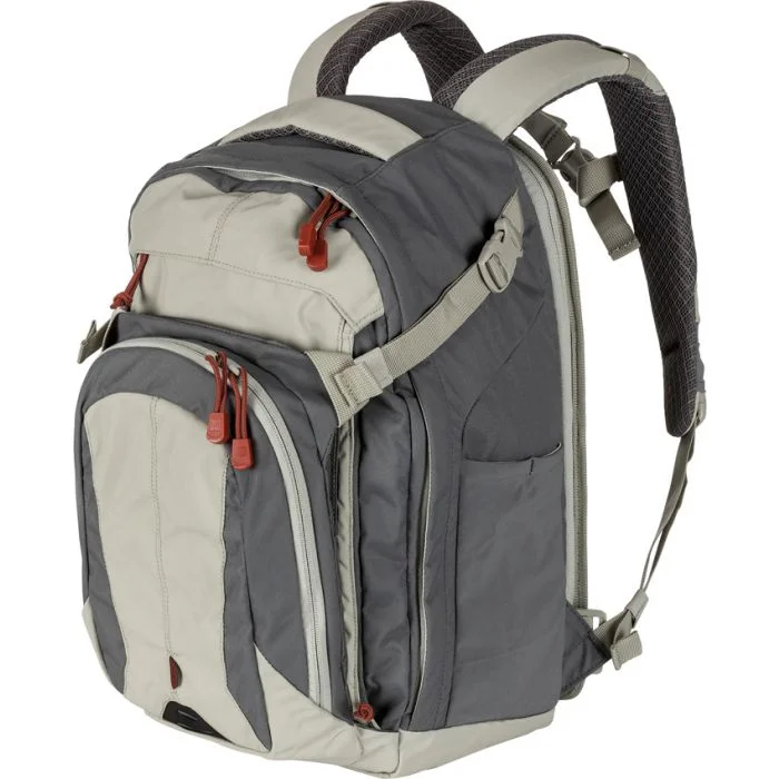 Eco-conscious backpack with sustainable fabric choices -5.11 Tactical Covert18 2.0 White/Grey  32 Liter Outdoor Camping Backpack 56634092