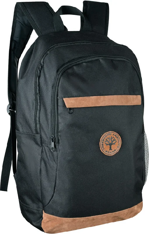 Personalized embroidered backpack for unique gift ideas -Boker Plus Black and Brown Leather Backpack bo200