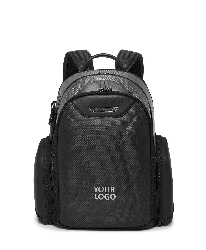 Heavy-duty tactical backpack for emergency preparedness -Tumi Paddock Custom Backpacks, Black