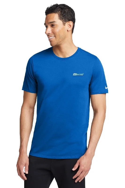 Weather-resistant backpack for extreme outdoor conditions -Nike DriFIT Cotton Poly Tee, Game Royal [ME Elecmetal]