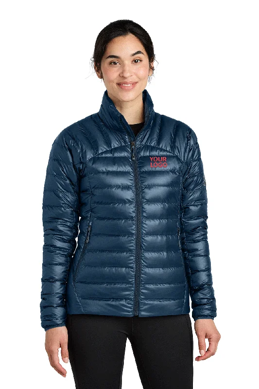 Mother's Day Jackets for Gift -Outdoor Research Womens 800 Tech Down Custom Jackets, Naval Blue