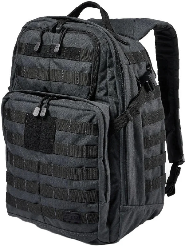 Durable travel backpack with reinforced stitching strength -5.11 Tactical Rush24 2.0 Black 37 Liter Capacity Survival Backpack 5656326