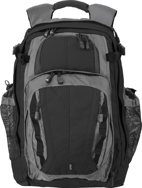 Anti-theft travel backpack with secret back pocket -5.11 Tactical COVRT 18 Outdoor Survival Hiking & Camping Black with Gray Trim Backpack 56961