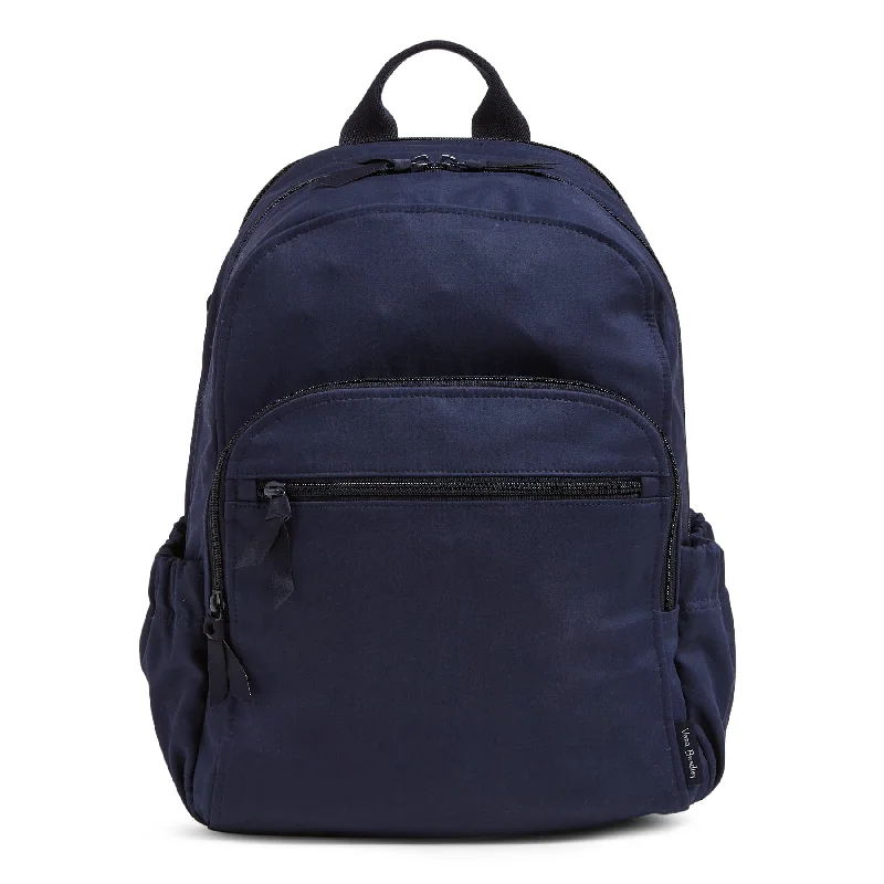 Sleek nylon backpack for lightweight travel ease -Campus Backpack - Classic Navy