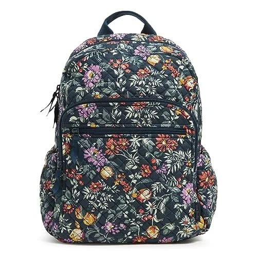 Casual minimalist backpack for simple daily carry -Campus Backpack - Fresh-Cut Floral Green