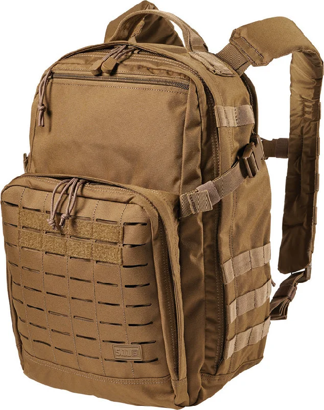 Military-grade backpack for extreme survival scenarios -5.11 Tactical Fast-Tac 12 Tan 24 Liter Capacity Survival Backpack 56647134