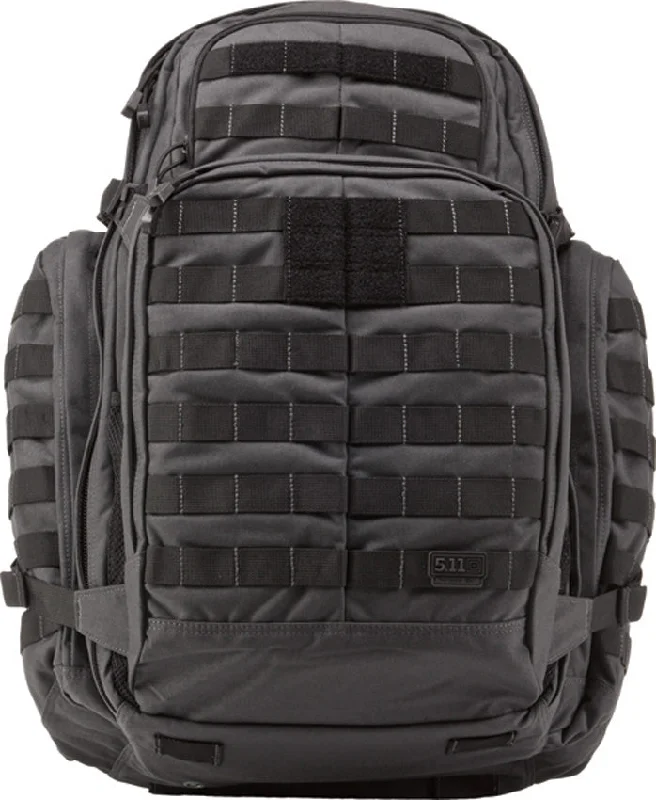 Rugged backpack for off-road motorcycle trips -5.11 Tactical Rush 72 Outdoor Survival Hiking & Camping Double Tap Black & Gray Backpack 58602026