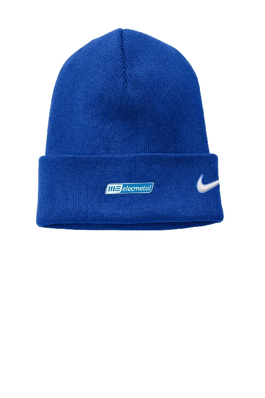 Reflective backpack for safe nighttime jogging -Nike Team Beanie, Game Royal [ME Elecmetal]