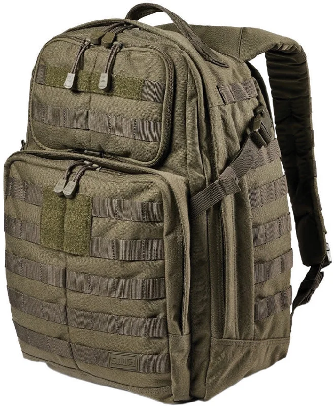 Casual denim backpack for everyday casual outings -5.11 Tactical Rush24 2.0 Green 37 Liter Capacity Survival Backpack 56563186