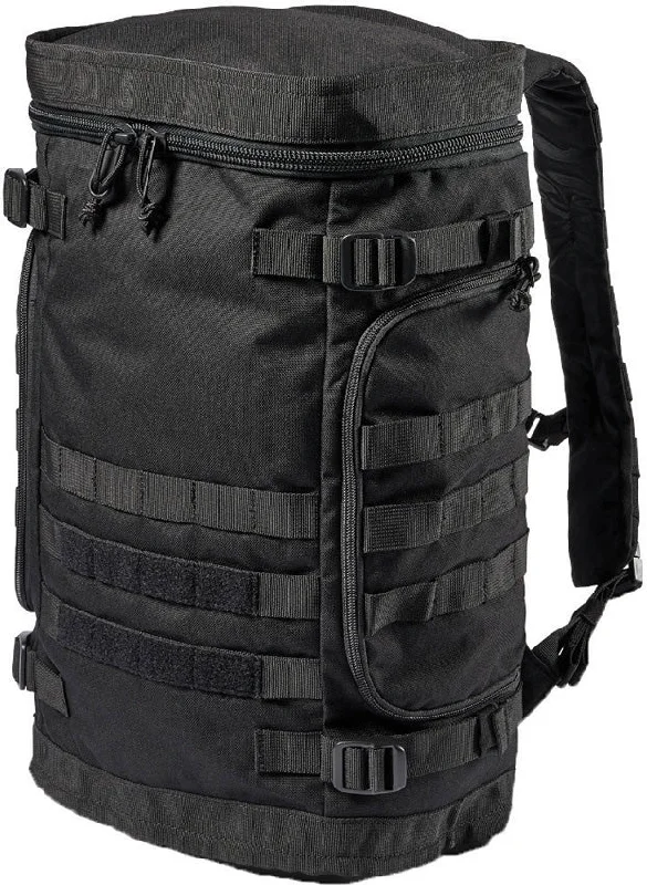 Fashionable leather backpack for weekend getaway chic -5.11 Tactical Urban Black 19" 25 Liter Capacity Utility Ruck Bag 56633019