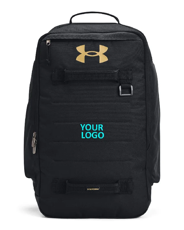 Budget-friendly backpack for thrifty adventure seekers -Under Armour Contain 2.0 Custom Backpacks, Black