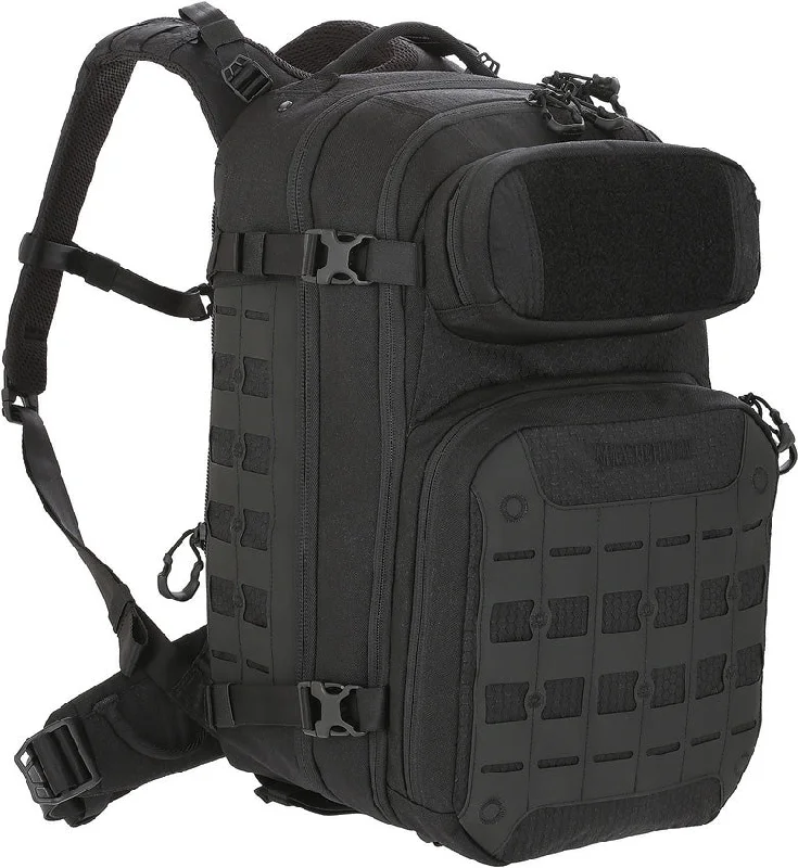 Vintage style backpack for retro aesthetic lovers -Maxpedition AGR Riftblade Backpack Black