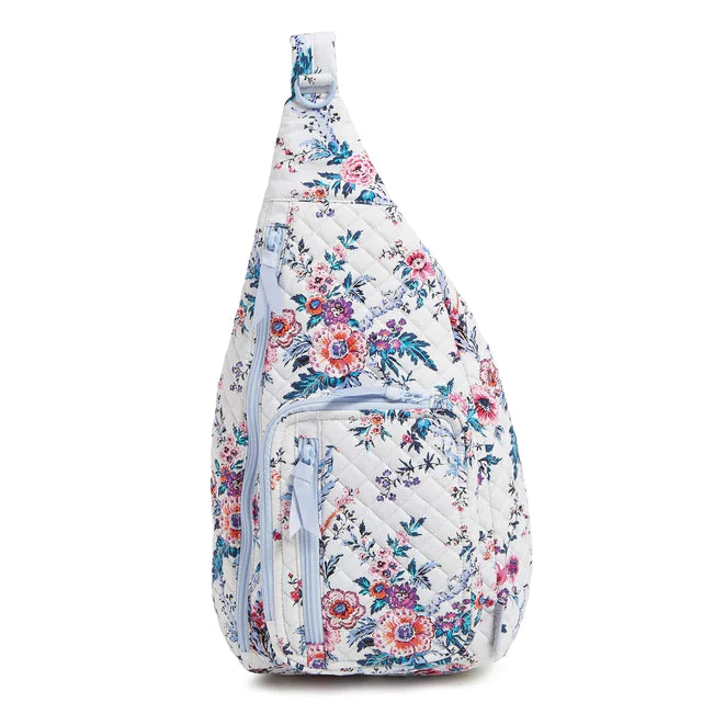 Designer leather backpack for upscale travel flair -Sling Backpack - Magnifique Floral