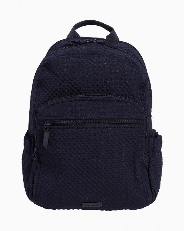 Reinforced bottom backpack for heavy load durability -Campus Backpack - Classic Navy