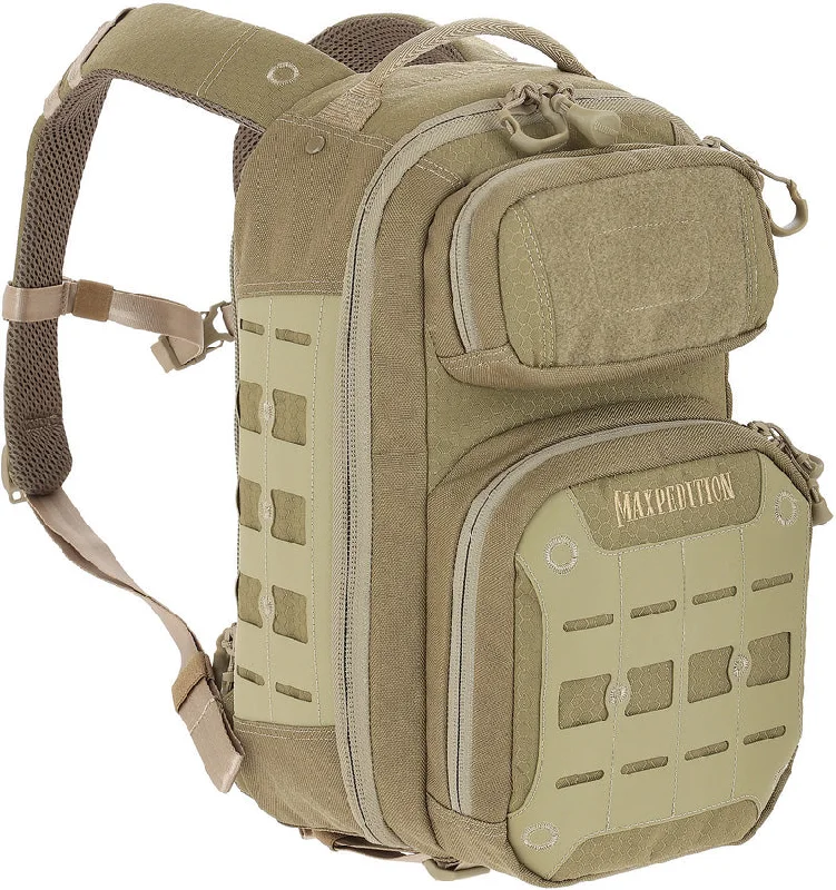 Premium backpack with lifetime warranty guarantee -Maxpedition AGR Riftpoint Backpack Tan