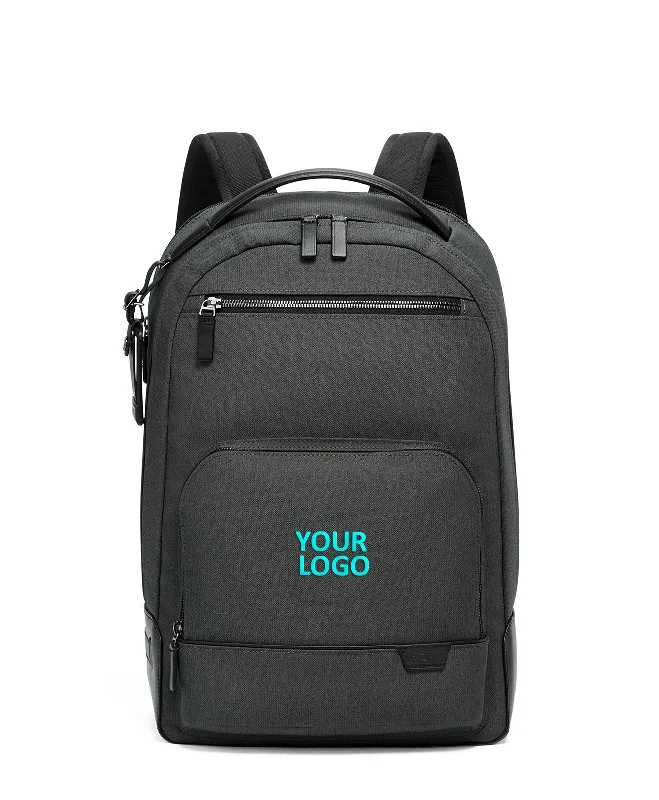 Hydration-compatible backpack for marathon running events -Tumi Warren Custom Backpacks, Graphite