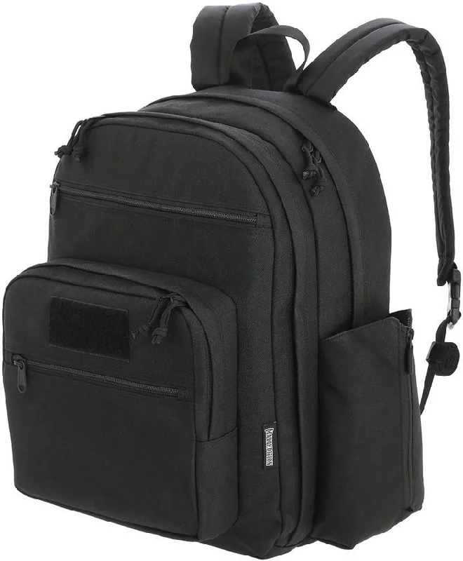 Professional nylon backpack for sleek office style -Maxpedition Prepared Citizen Deluxe Black Smooth Backpack PREPDLXB