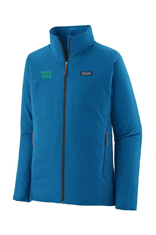 Bomber Jackets for Trendy Style -Patagonia Mens Nano-Air Light Hybrid Custom Jackets, Endless Blue