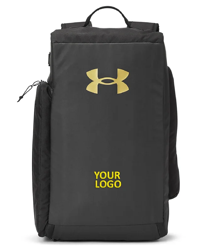 Cute animal backpack for preschool children’s joy -Under Armour Contain Small Convertible Duffel Custom Backpacks, Black