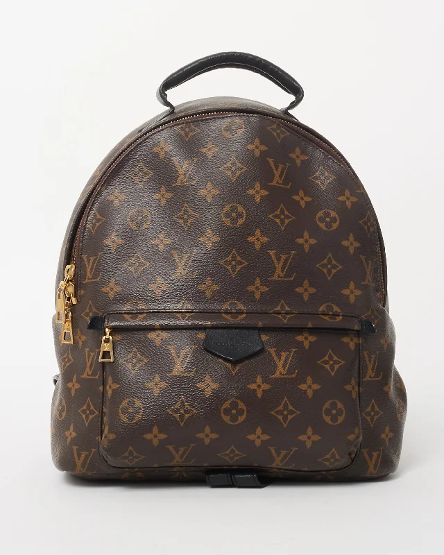 Convertible backpack for switching to shoulder bag -Louis Vuitton Monogram Canvas Palm Springs MM Backpack