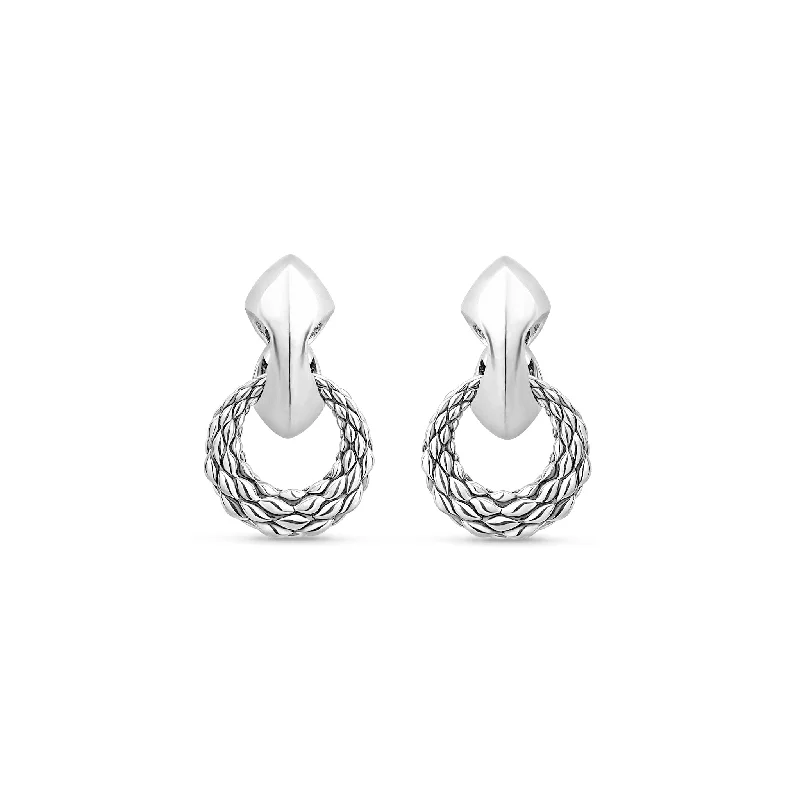 Best hoop earrings with marbled designs for a trendy and artistic effect-Quest Drop Earring - Sterling Silver