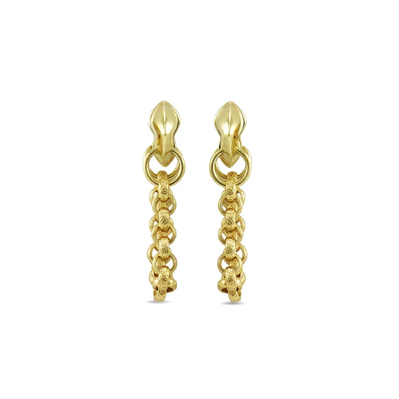 Best hoop earrings with matte finish for a sophisticated, understated design-Reign Earring Short - 18K Gold Vermeil