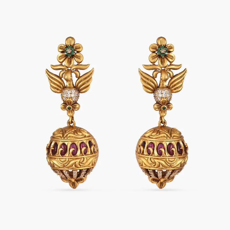 Best hoop earrings with gold-plated finishes for an affordable luxury vibe-Doloria Antique Earrings