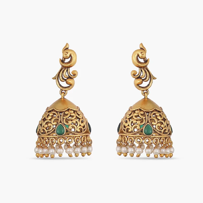 Best hoop earrings with multi-colored gemstones for a vibrant and lively touch-Hansa Antique Earrings