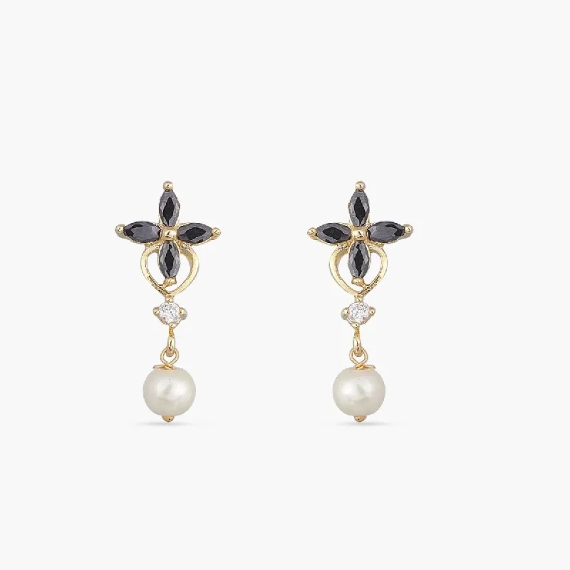 Best hoop earrings with angel wing accents for a spiritual and meaningful design-Lily Nakshatra CZ Earrings